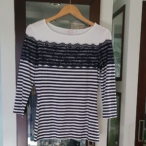 Boston Proper Striped Top ❤️